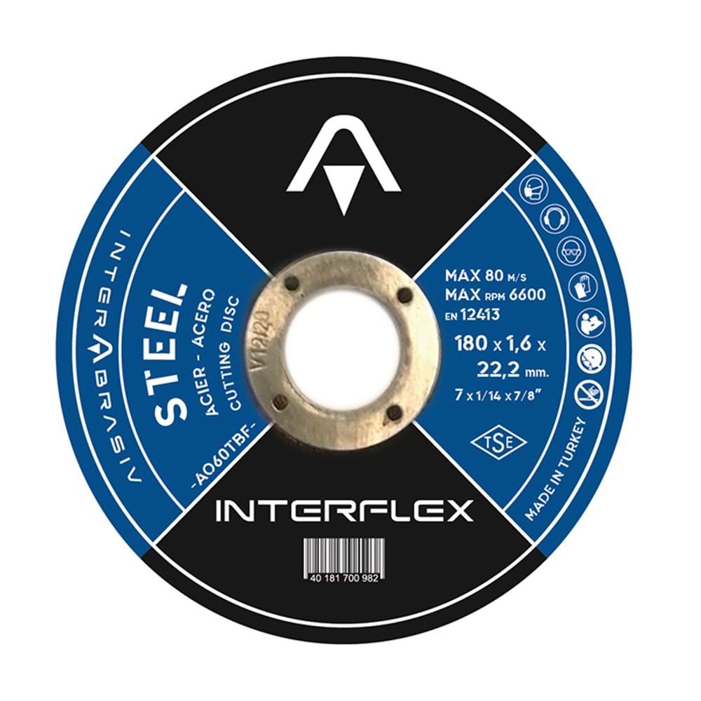 İnterflex Metal Taşlama Taşı 115x6.0x22.23 mm