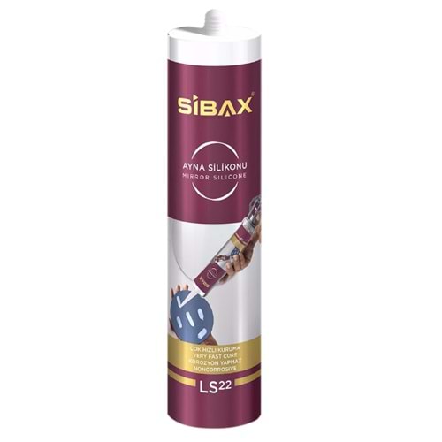 Sibax Ayna Silikonu Şeffaf 280 ml